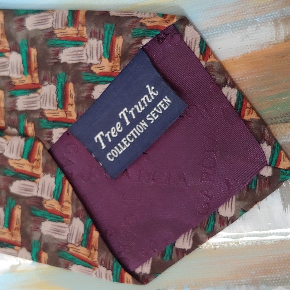 USA Made J. Garcia Tree Trunk Tie - Picture 3 of 4